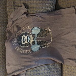 Higher Primate Joe Rogan Large Brown T Shirt